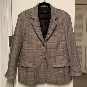 Zara check blazer